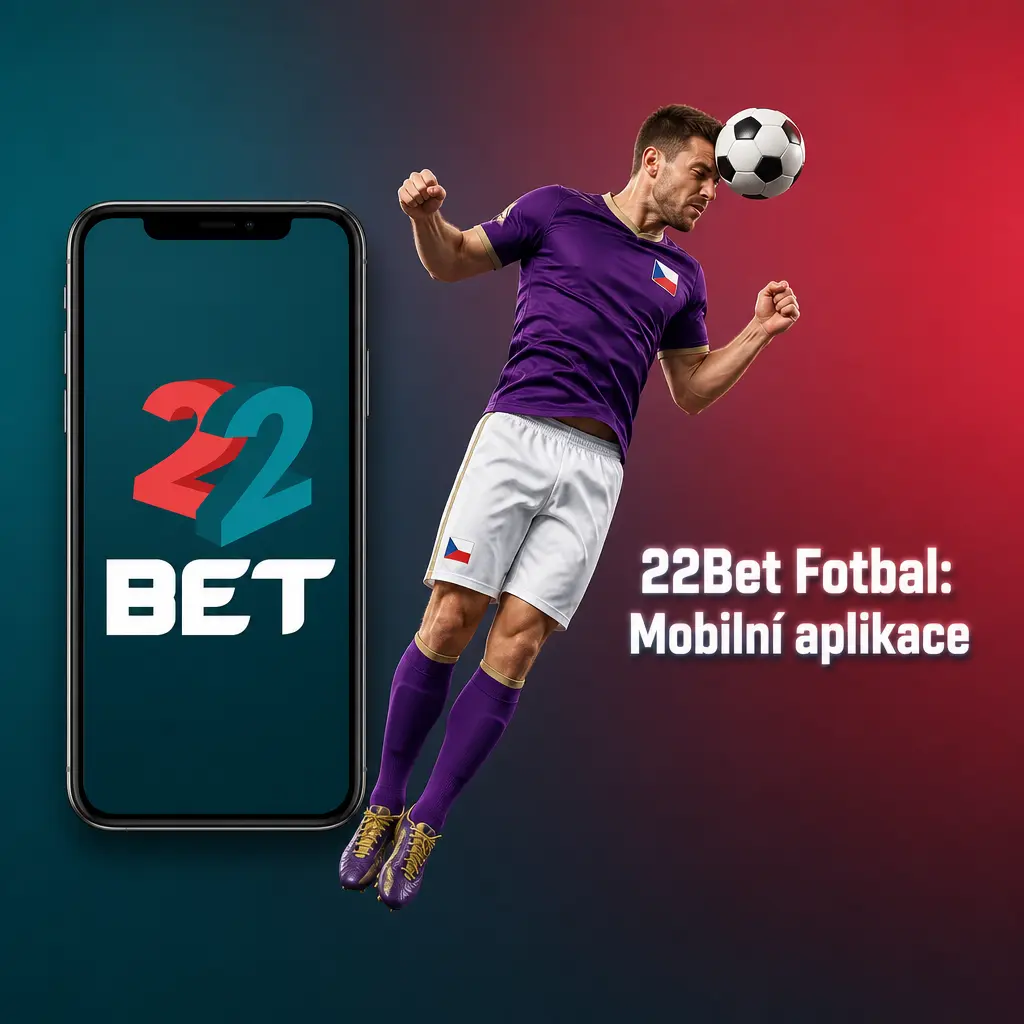 Mobilní aplikace 22Bet pro sázení na fotbal s live streamy a cash outem, dostupná pro Android i iOS