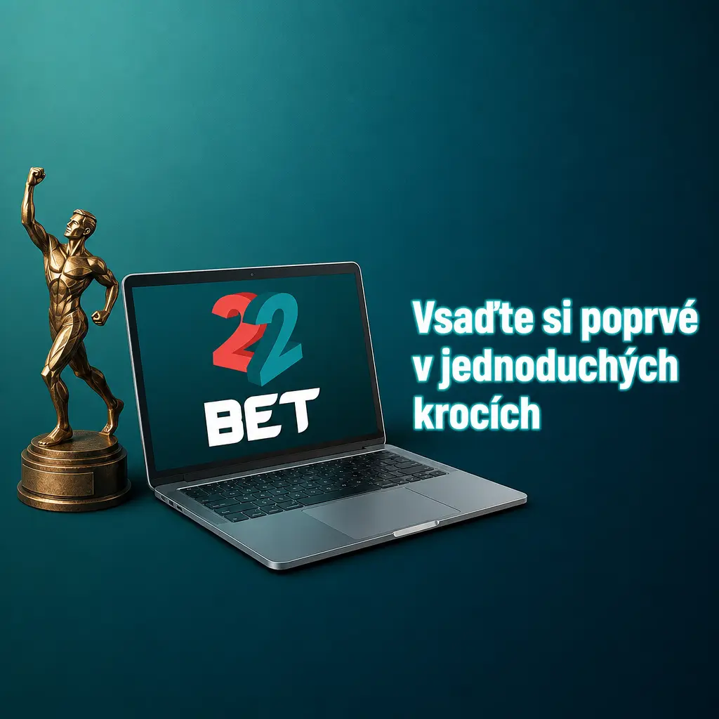 Návod krok za krokem, jak si na 22Bet poprvé vsadit na sport po přihlášení k účtu.