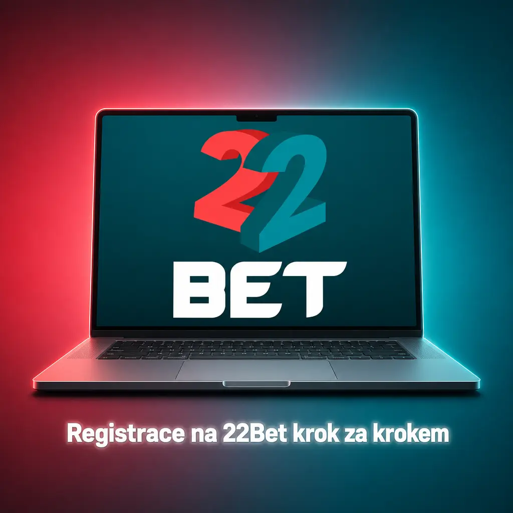 Návod krok za krokem na registraci účtu 22Bet – formulář, měna CZK, potvrzení a první vklad pro bonus.