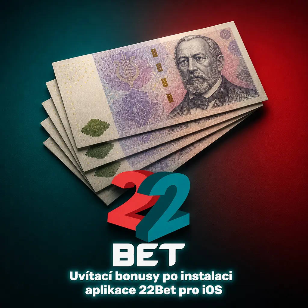 Uvítací bonusy 22Bet iOS aplikace: casino balíček 36 300 CZK + 150 free spinů a sportovní bonus 100 % do 3 000 CZK.